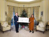 The Convent Christmas Fair Appeal 2020 cheque presentation